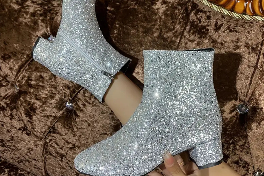 Why You’ll Love Glamorous Rhinestone-Embellished Ankle Boots
